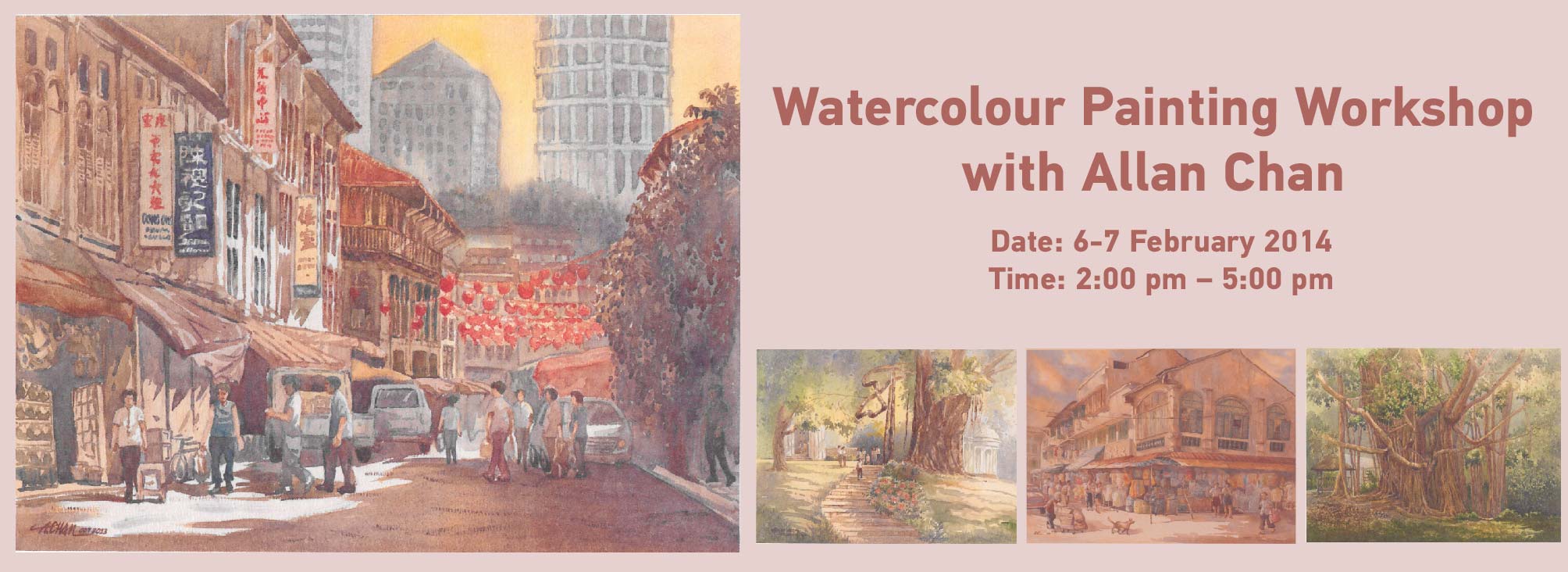 Watercolour Painting Workshop with Allan Chan