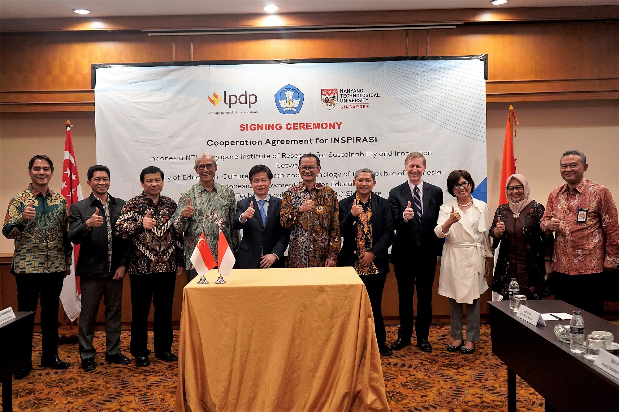 NTU and Indonesia’s MOECRT establish INSPIRASI for sustainable ...