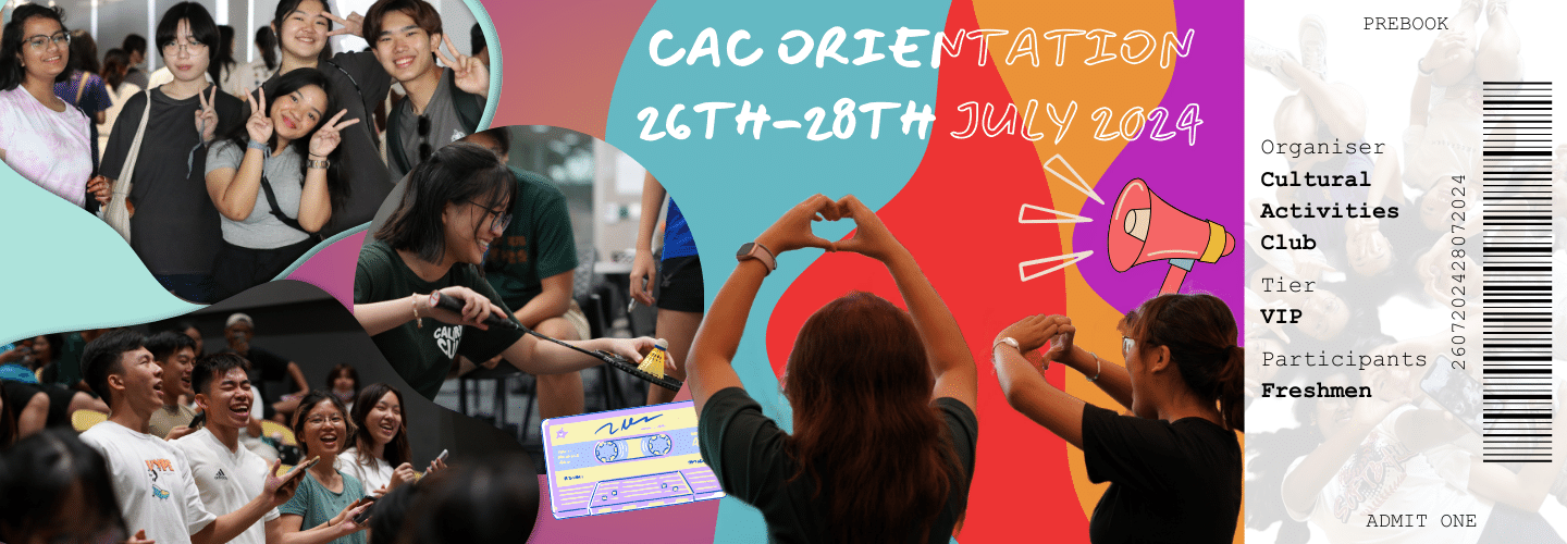 Cultural Activities Club (CAC) Freshmen Orientation Programme 2024