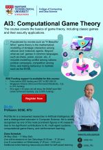 AI3: Computational Game theory