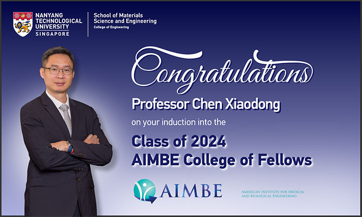 Professor Chen Xiaodong's Induction Into The Class Of 2024 Aimbe 