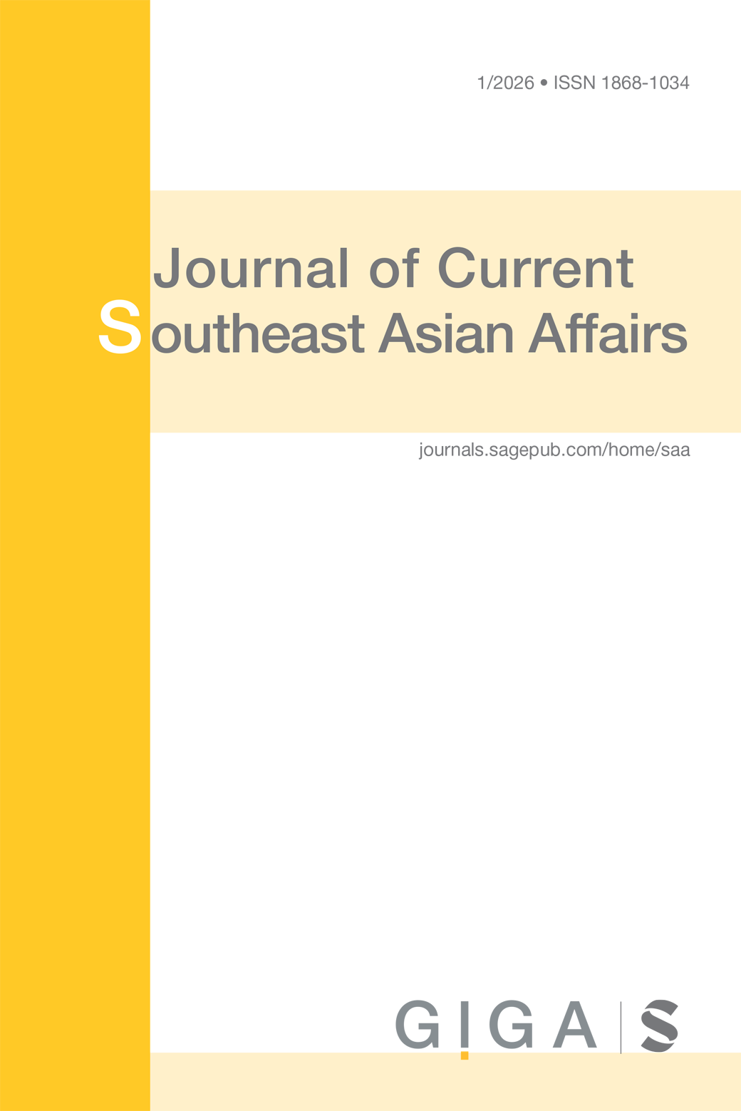 Journal of Current Southeast Asian Affairs_ Sage Journals