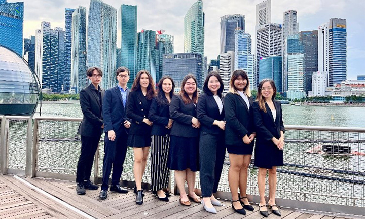 Students from the Professional MBA (International Trading) programme at Nanyang Business School