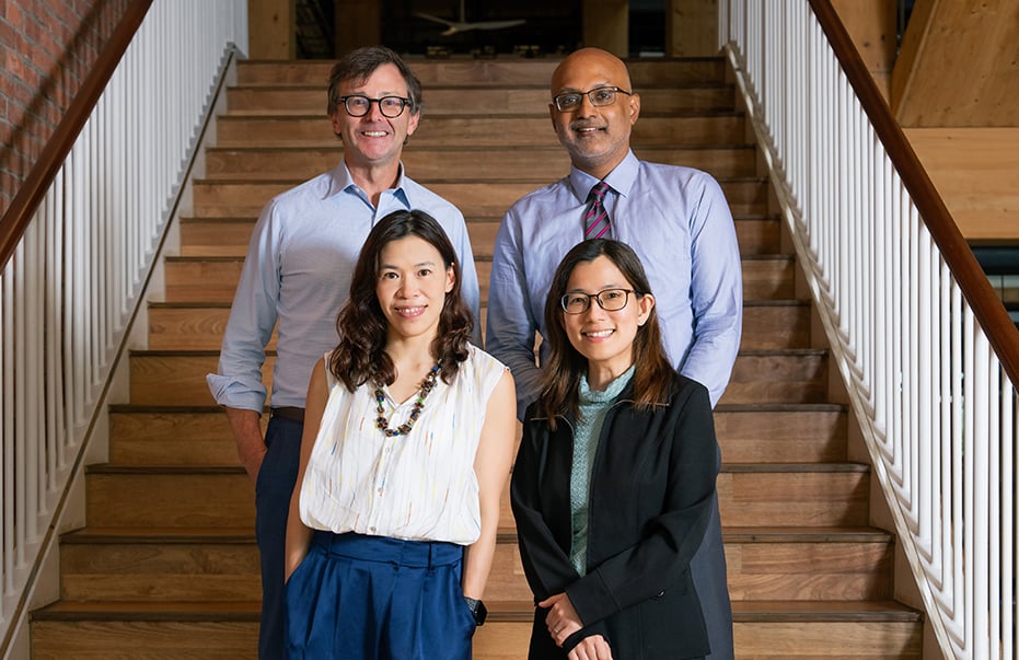 Group of Nanyang Business School faculty members