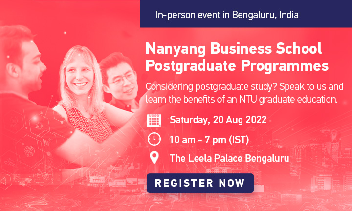 Nanyang Business School Graduate Programmes – Coffee Chat In Bangalore ...