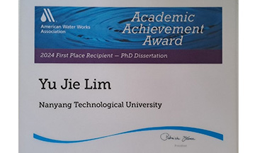 award plaque - Lim Yu Jie
