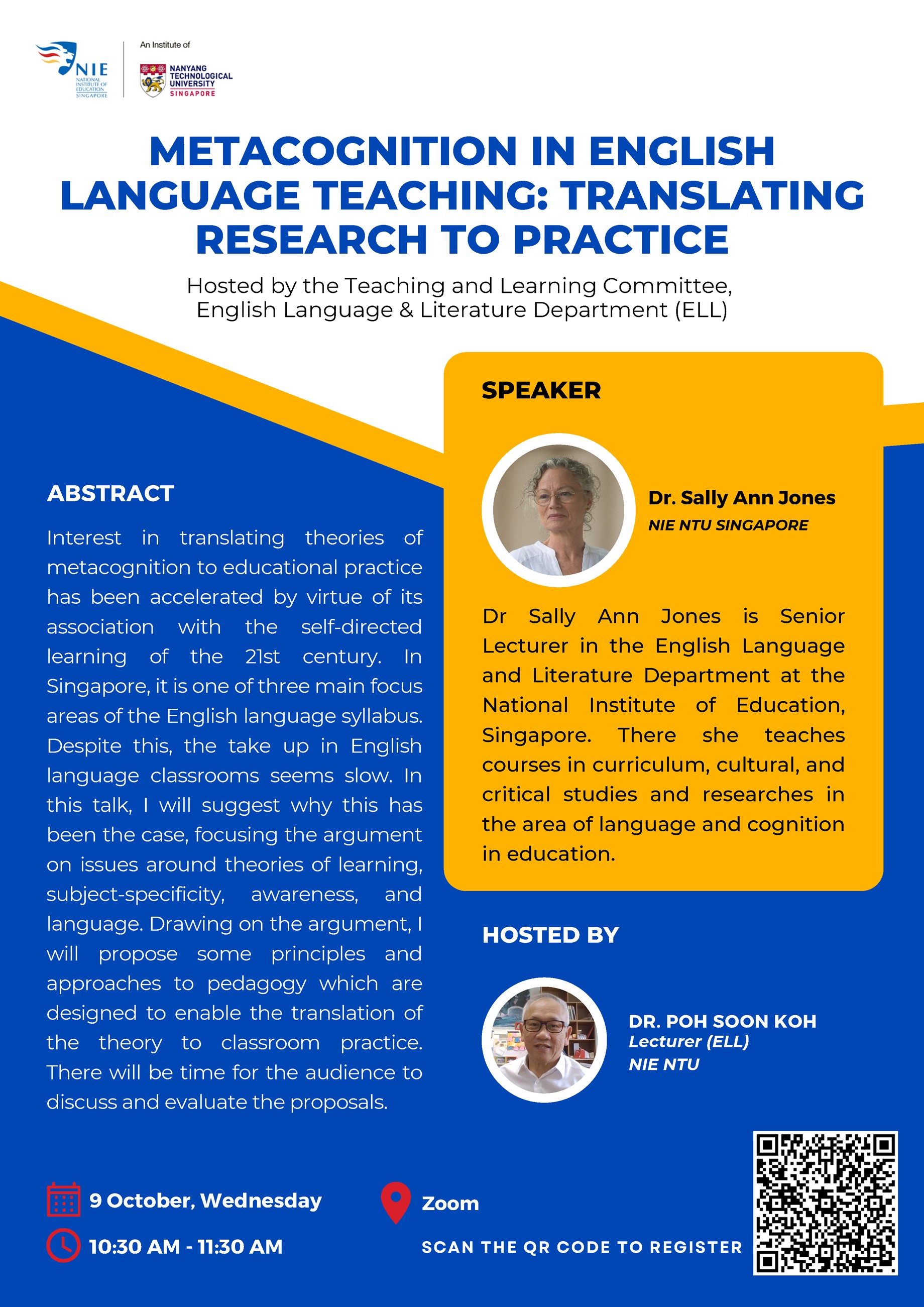 Metacognition in English Language Teaching Translating Research to Practice