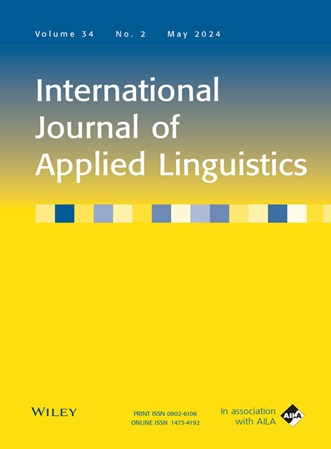 International Journal of Applied Linguistics (May24)